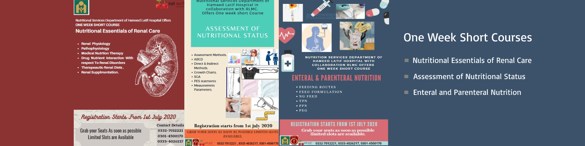 1 Week Short Courses